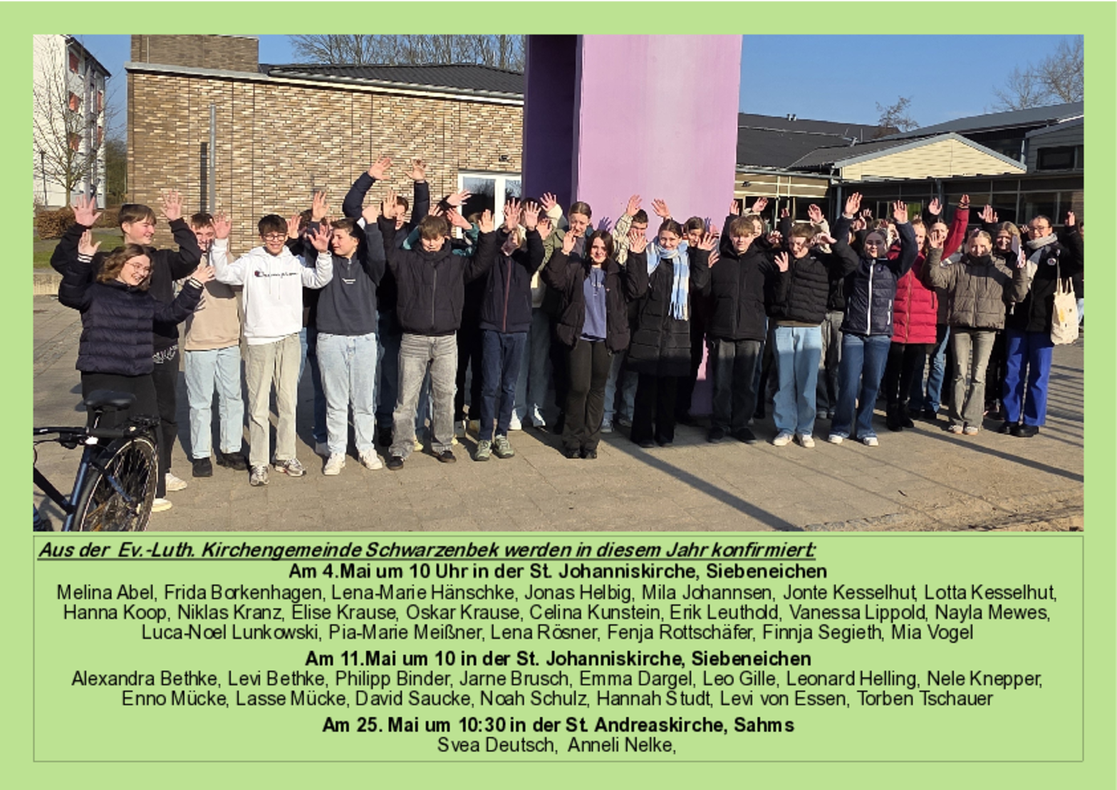 Alle Konfirmanden 2025 