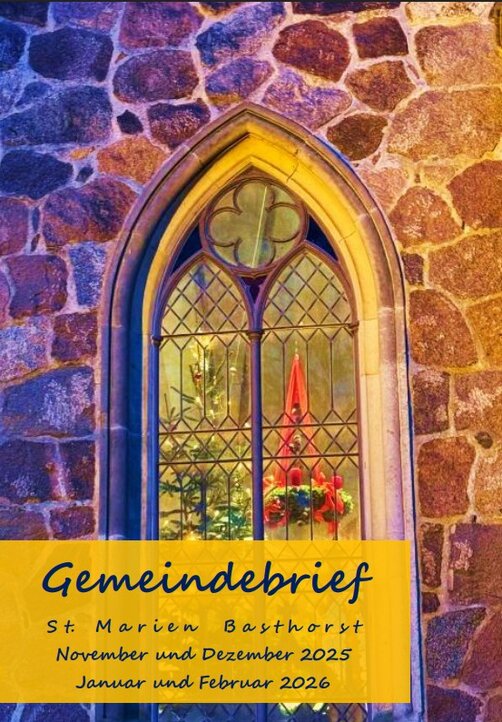 Titelblatt Gemeindebrief Kirchenfenster