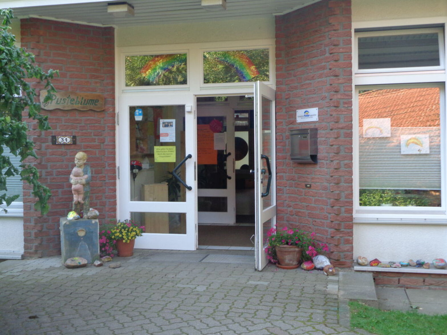 Eingang Kita Pusteblume Basthorst