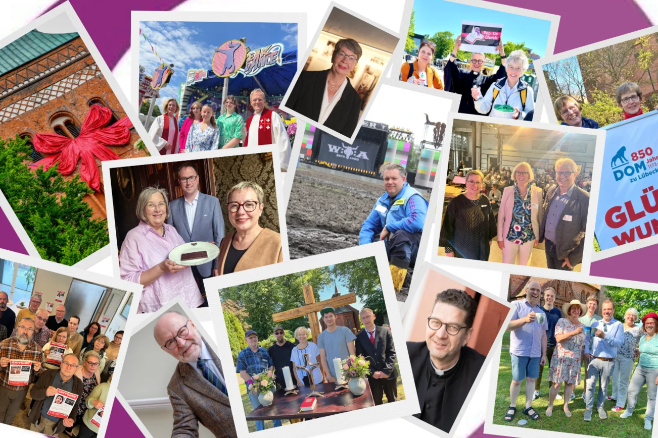 Fotocollage mit Motiven aus dem Jahr 2023.