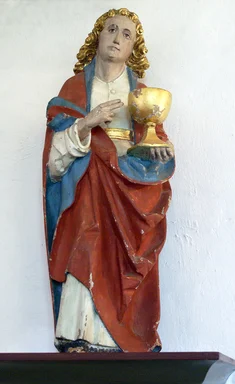 Christus-Figur in der Pötrauer Kirche