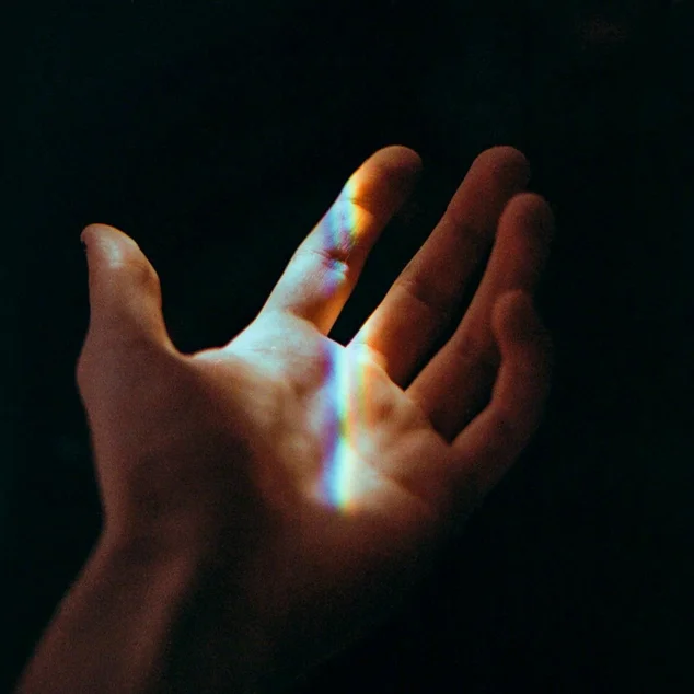 Hand im Licht