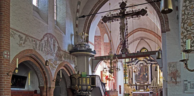 Innenansicht der St.-Nicolai-Kirche Mölln