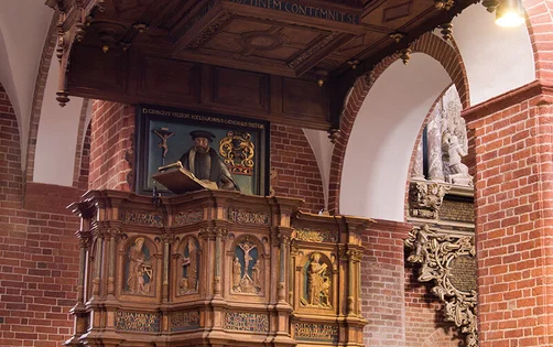 Die Kanzel des Ratzeburger Doms