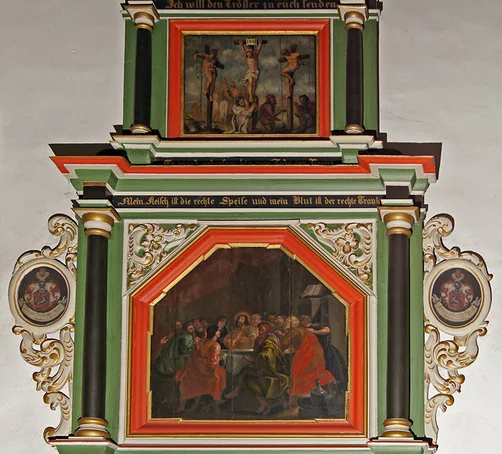 Wandaltar in der Maria-Magdalenen-Kirche Mustin