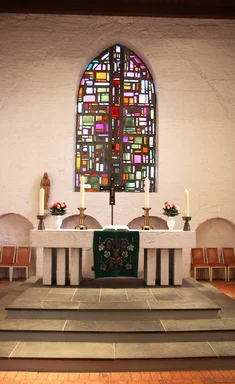 Der Altar der St.-Marien-Kirche Sandesneben