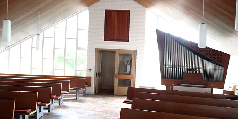 Eingang der Katharinenkapelle Müssen von innen gesehen